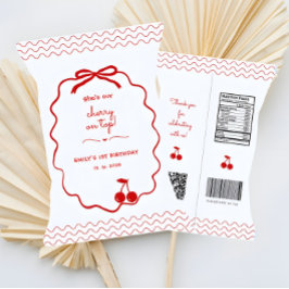 Flyer Cherry Desenhado à Mão no Bag Superior do Chip Bag