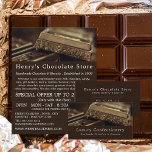Flyer Chocolate de luxo, material de confeitaria<br><div class="desc">Chocolate De Luxo,  Fornecimentos De Confeitaria,  Folhetos De Publicidade Da Loja De Cartão de visita.</div>