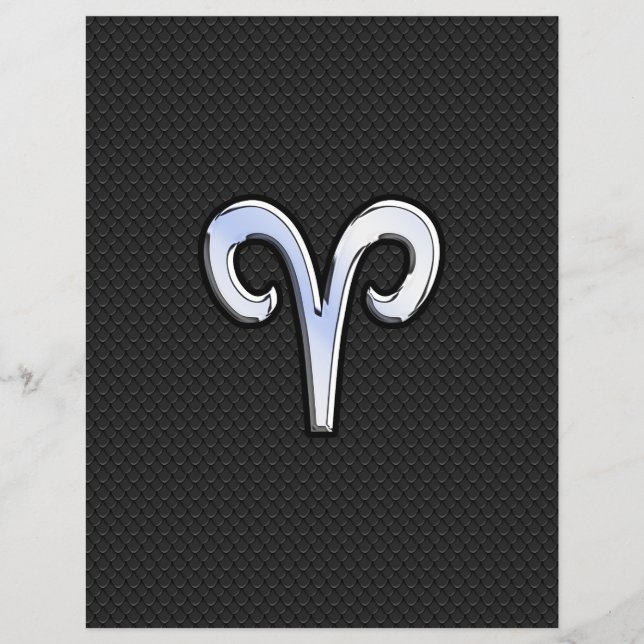 Flyer Chrome Like Aries - Sinal Zodiac (Frente)