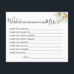 Flyer Chrysanthemum Deseja que em breve seja a Sra. Card<br><div class="desc">Adicione suas próprias informações e,  para mais personalizações,  clique no link "clique para personalizar mais". ~ Verifique a coleção para jogos,  convites,  sinais e muito mais</div>