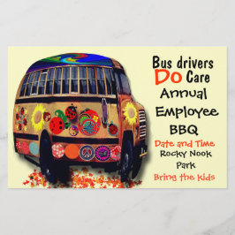 Flyer Churrasco anual de drivers de barramento