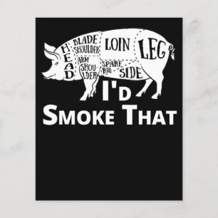 Flyer Churrasco   CHURRASCO Grill Pig Pork Id Fumar Que 