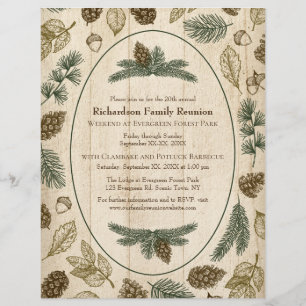 Flyer CHURRASCO de Jamboree para a Reunião Familiar de 