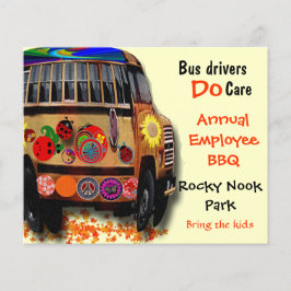 Flyer Churrasco do driver de barramento