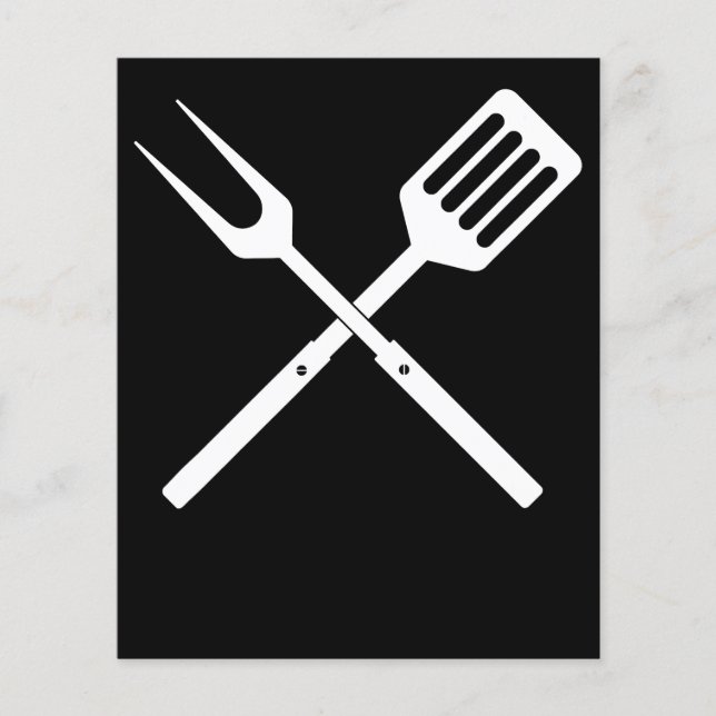 Flyer Churrasco | Ferramentas de grelhar de CHURRASCO no (Frente)