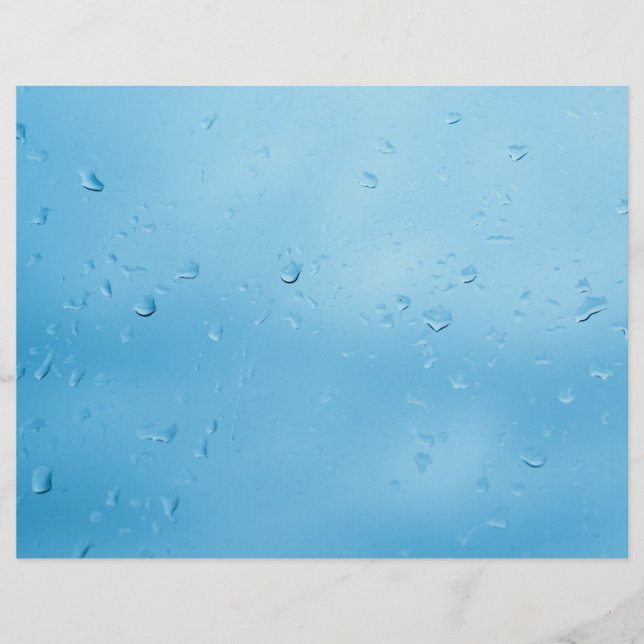 Flyer Chuva cai no copo da janela (Frente)