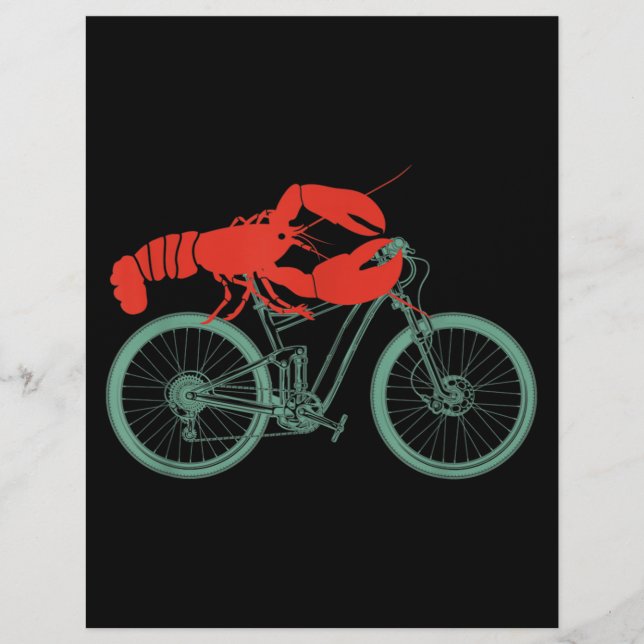 Flyer Ciclologista MTB Ciclologista Engraçado Ciclista (Frente)