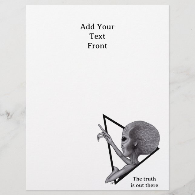 Flyer Cinza, a verdade está lá fora (Frente)