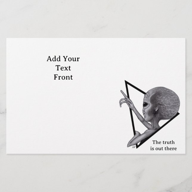 Flyer Cinza, a verdade está lá fora (Frente)