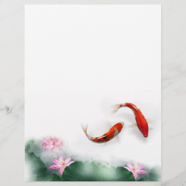 Flyer Círculos de Amor | Arte Harmônica de Lótus Koi Ori (Frente)