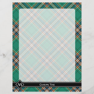 Flyer Clan MacFarlane Caça Antigo Tartan