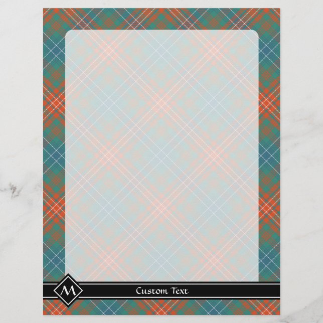 Flyer Clan Wilson Antigo Tartan (Frente)