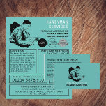 Flyer Classic Repairman, Anúncio de Handyman<br><div class="desc">Classic Repairman,  Folhetos De Publicidade Handyman Da Loja De Cartão de visita.</div>