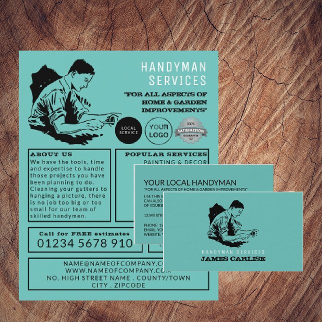 Flyer Classic Repairman, Anúncio de Handyman (Criador carregado)