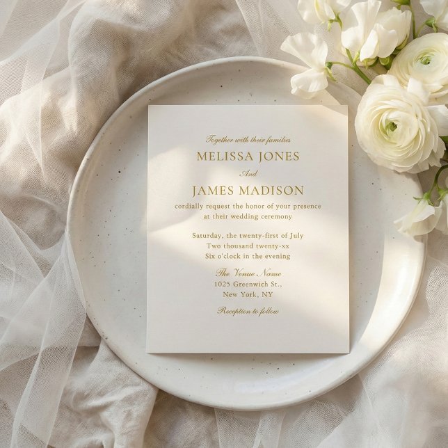 Flyer Classic Script Elegant QR Code 4 Photo Wedding (Criador carregado)