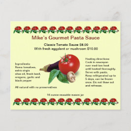 Flyer Clássico Gourmet Pasta Sauce 4,5" x 5,6"