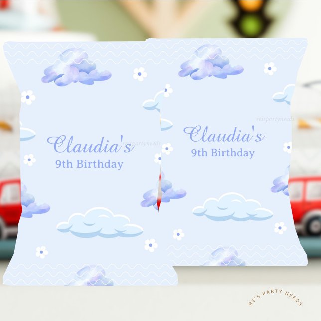 Flyer Cloud Nine Birthday Chip Bag Wrapper (Criador carregado)