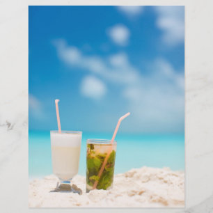 Flyer Cocktail na praia