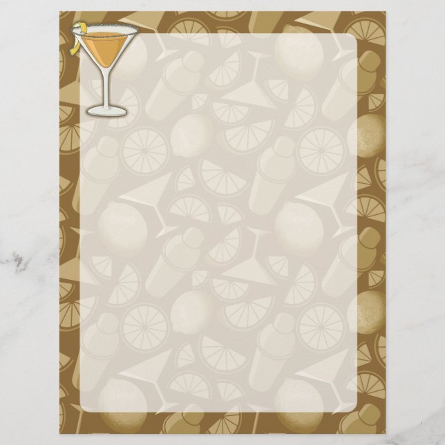 Flyer cocktail Sidecar (Frente)