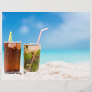Flyer Cocktails na praia