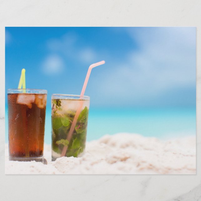 Flyer Cocktails na praia (Frente)
