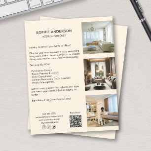 Flyer Código QR de Fotos Personalizadas Mídia Social Pro