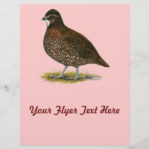 Flyer Codorniz do vermelho de Tennessee