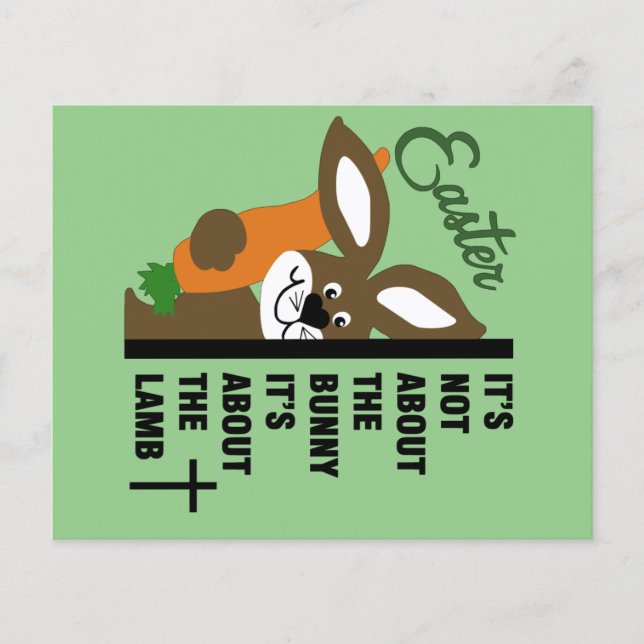 Flyer Coelhinho da Páscoa cristã (Frente)