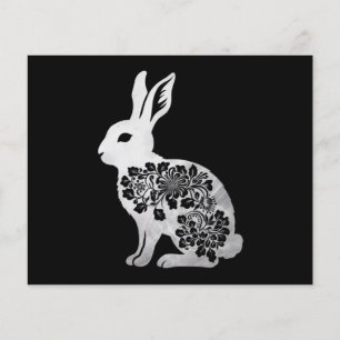 Flyer Coelho Coelho do Dia da páscoa