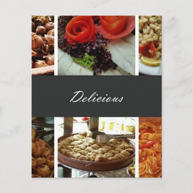 Flyer Colagem de comidas (Frente)