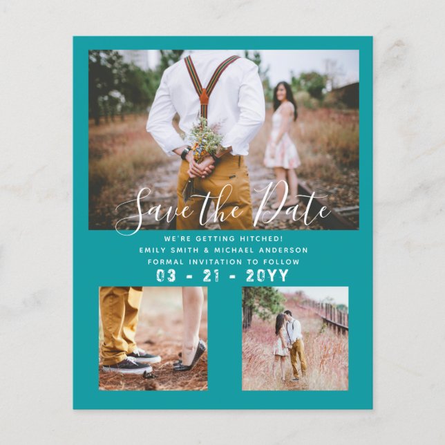 FLYER COLAGEM DE FOTOGRAFIA ORÇAMENTAL CASAMENTO SALVAR  (Frente)