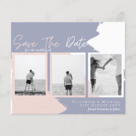 Flyer Colagem de Fotografias BUDGET Guardar Data Abstrat