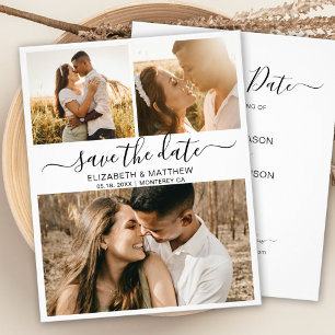 Flyer Colagem de Fotografias de Script Elegante de Orça