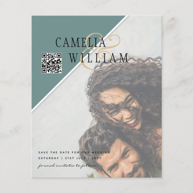 Flyer coleções de casamento do perfil zazzle qr scanner  (Frente)