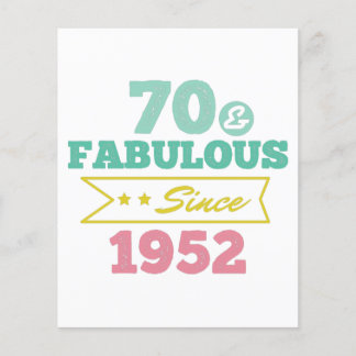 Flyer Colorido 70 e fabuloso desde 1952