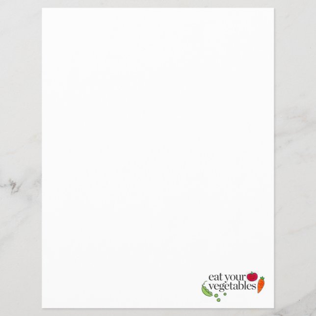 Flyer Coma seus vegetais (Frente)