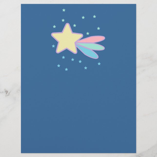 Flyer Cometa Estrela Cadente Fofa (Frente)