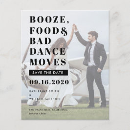 Flyer Comida De Booze Orçamentário Missões De Dança Inco