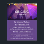 Flyer Concert Crowd, Vocalista Lessons Publicidade<br><div class="desc">Show Crowd,  Lições Vocalistas Folhetos Publicitários Pela Loja De Cartão de visita.</div>