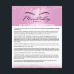 Flyer Condutas rosa da instrução de pós-tratamento de mi<br><div class="desc">Instrução De Microbexiga Após Cuidados Secundários Modernos De Colírio Rosa.</div>