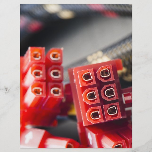 Flyer Conector do cabo do computador (Frente)