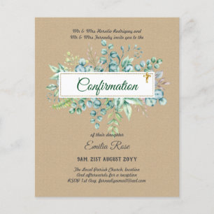 Flyer CONFIRMAÇÃO DE Crise Convidam Modernos Dois Lado