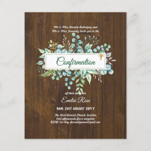 Flyer CONFIRMAÇÃO DE Crise Convidam Modernos Dois Lado