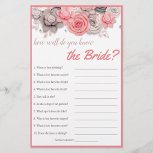 Flyer Conhece bem a noiva? Placa de chá de panela