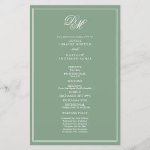 Flyer Conjunto de Casamento Orçado Definido no Programa