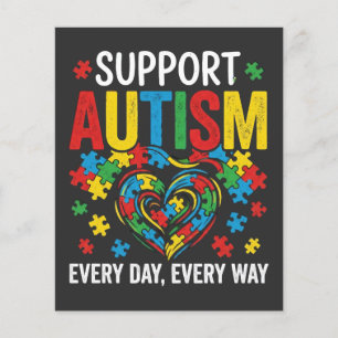 Flyer Conscientização do autismo
