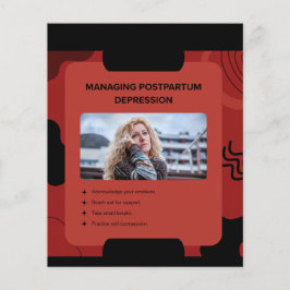 Flyer Conscientização sobre o Design para Gerenciamento