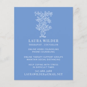 Flyer Conselheiro Terapêutico Online Ou Por Telefone