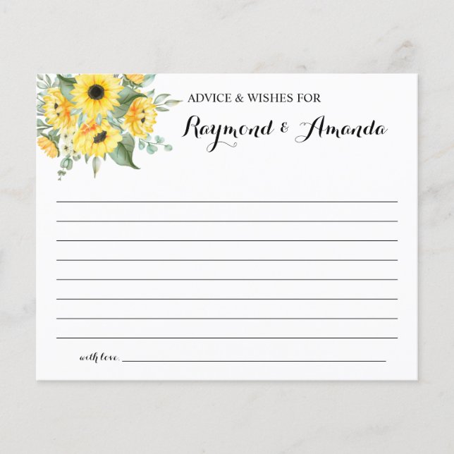 Flyer Conselhos e Desejos para a placa de Chá de panela  (Frente)