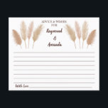Flyer Conselhos e Desejos para Casal | Placa de Chá de p<br><div class="desc">Torne-o seu próprio texto (e fotografias pessoais). Para acessar ferramentas avançadas de edição,  vá para "Personalizar",  role para baixo e pressione o link "clicar para personalizar mais". Consulte a coleção de cheios para todos os designs correspondentes!</div>